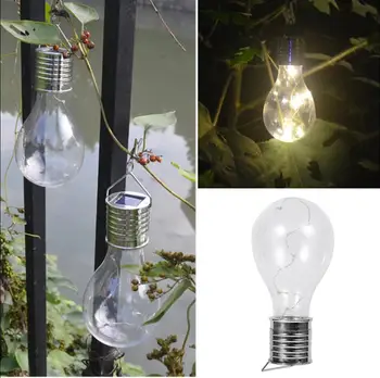

Solar Copper Wire Hanging Lights Lamp Bulb Warm White Sun Board Supply