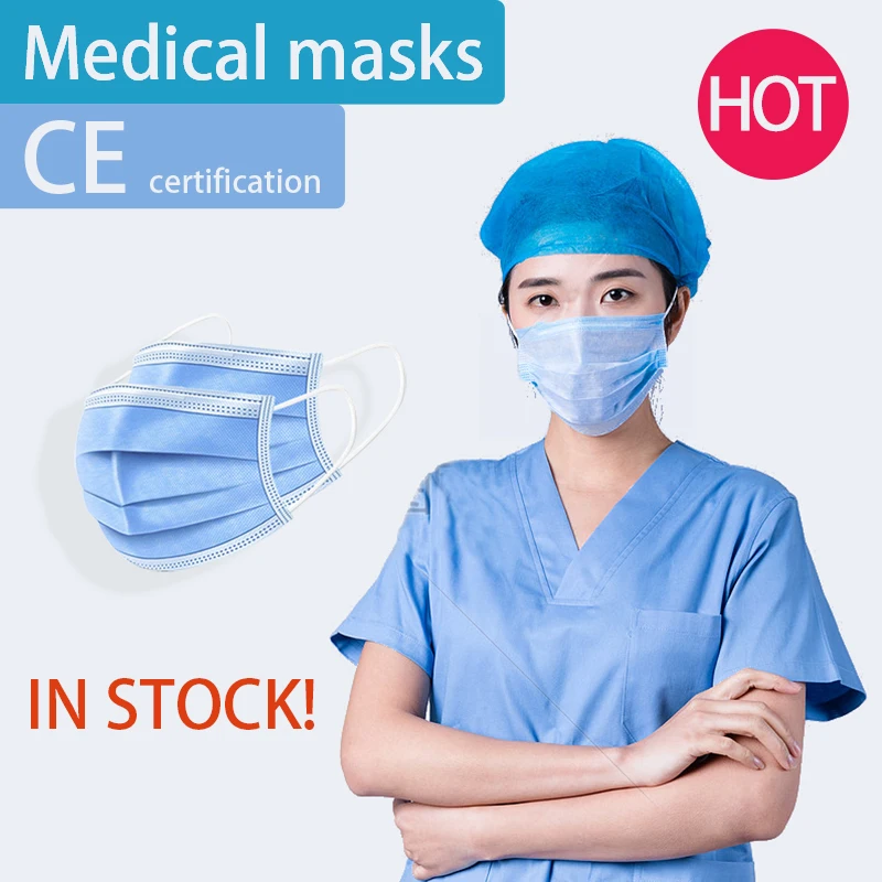 

Disposable Medical Surgical Masks Anti-pollution 3 Layer Protective Masks Anti-virus Ear Hanging Breathable Health Masks