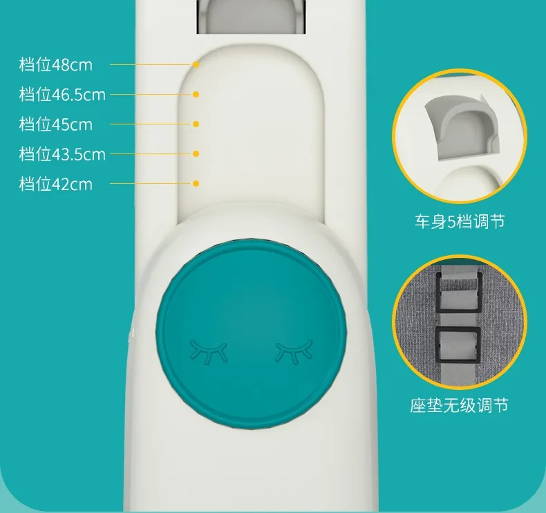 2 In 1 Round Activity Walker With 3 Adjustable Height And Musical Toy Bar 22 2 In 1 Round Activity Walker With 3 Adjustable Height And Musical Toy Bar