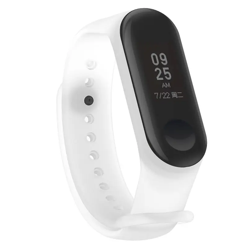 Цветной браслет для xiaomi mi Band 4 силиконовый ремешок на запястье сменный Браслет для M4 xiaomi mi Band 4 умные аксессуары