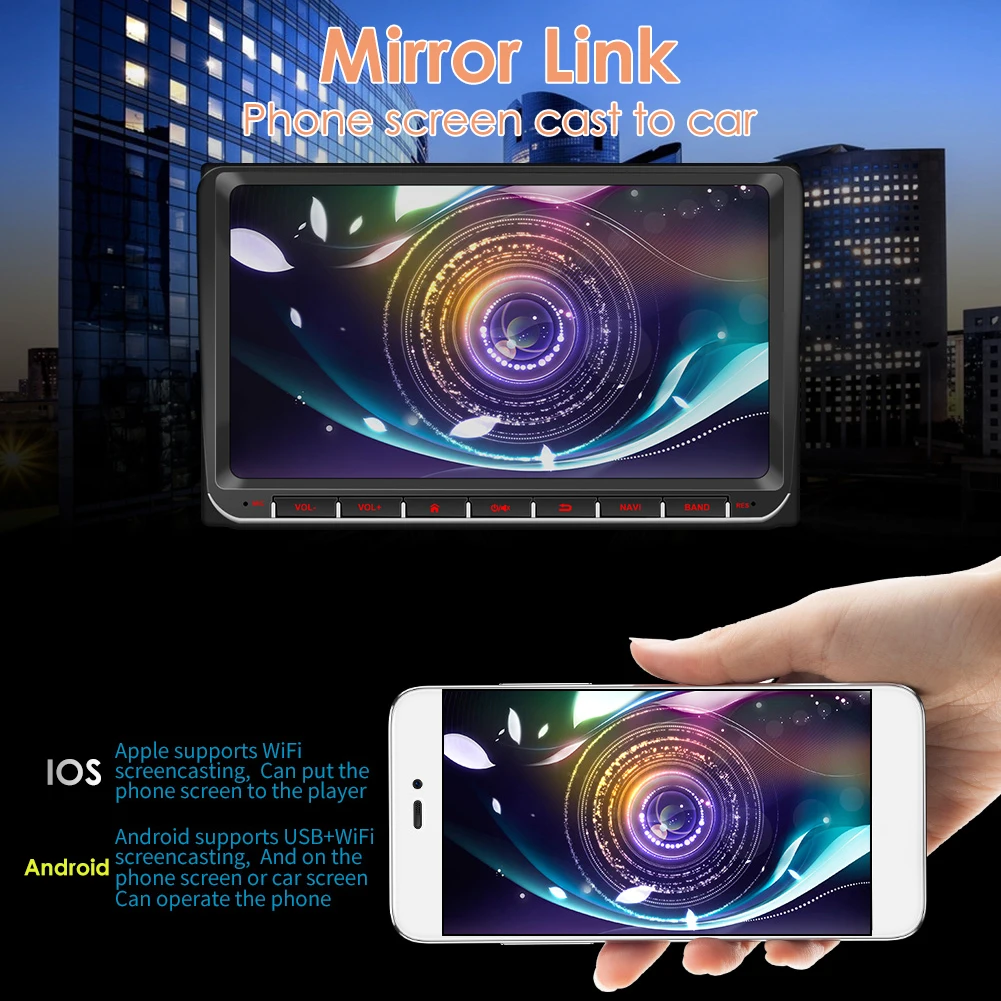 Android 10.1 Car Radio Multimedia Video Player 9 inch FM WIFI Bluetooth GPS navigation Auto Stereo GPS In Dash Head Unit for VW