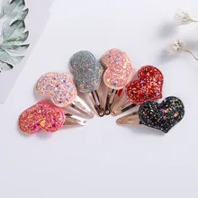 

New Style Cartoon Hairpin Female Fashion Sequins Baby BB Clip Cute Child Side Clip Hair Accessories