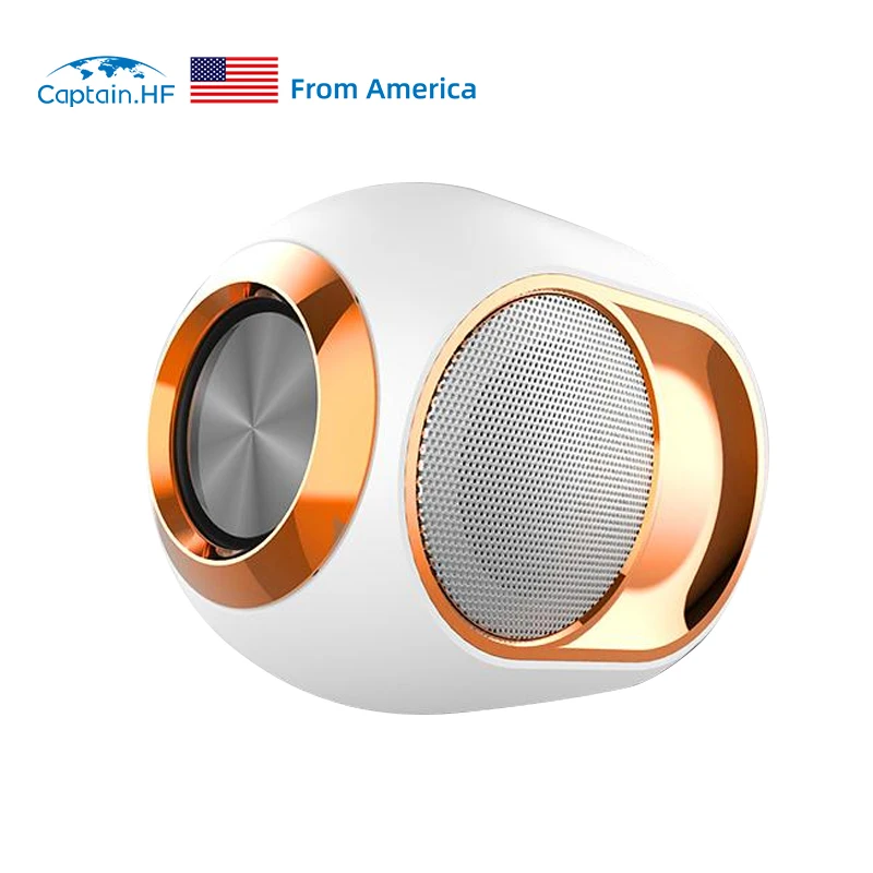 

US captain.HF Portable outdoor speaker wireless bluetooth music player subwoofer support U disk FM radio AUX TF for Rock Music