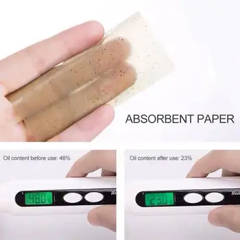 

100 Sheets/Pack Oil Blotting Sheets Green Tea Extract Cleansing Facial Pores Oil Control Oil-removing Oil-absorbing Paper TSLM1
