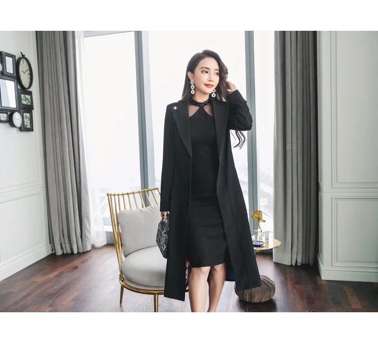Осень и Новинка зимы Стиль Южная Корея Dongdaemun талии облегающие Slim Fit для похудения женские Сапоги выше колена со складками с отложным воротником до середины колен