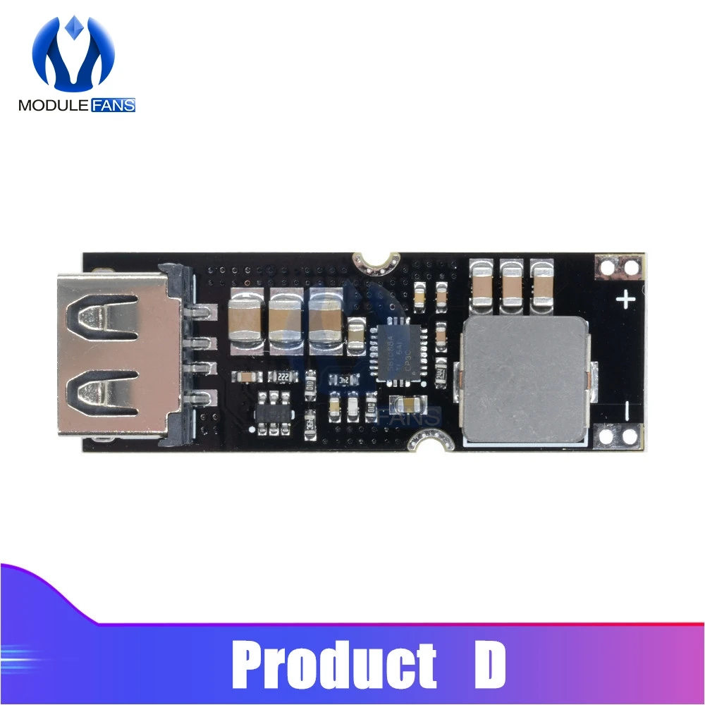 QC3.0 QC2.0 USB DC-DC понижающий преобразователь зарядки понижающий модуль 6 V-32 V 9 В, 12 В, 24 В постоянного тока для быстрого Зарядное устройство монтажной платы 3V 5V 12V - Цвет: Синий