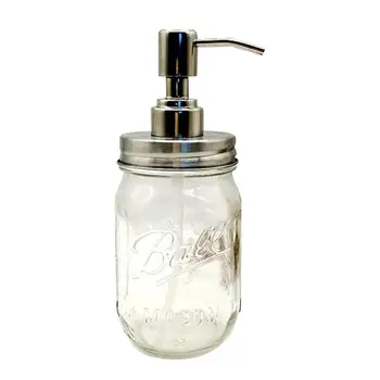 

Soap Dispenser Soap Pump Kitchen Soap Dispensing Jar With Rust Proof Pump Stainless Steel Manual Press Liquid Soap Dispenser