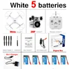 White 5 batteries