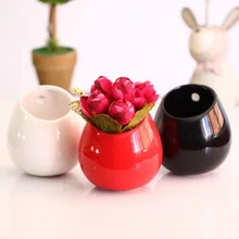 1 шт. белый простой креативный домашний суккулентный керамический барабан горшок в горшке подвесной мини-суккулентный керамический горшок для комнатных цветов без цветка