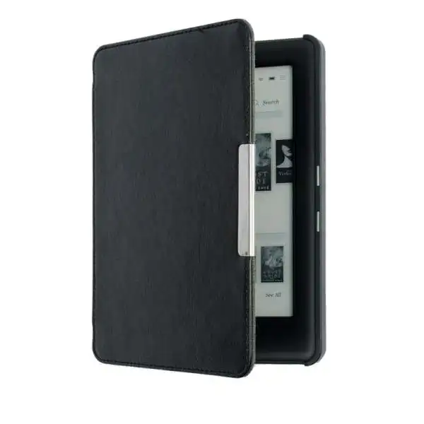 Black Чехол для KOBO GLO HD 6," читалка Магнитная Авто спящий чехол ультра тонкий жесткий чехол - Цвет: Black