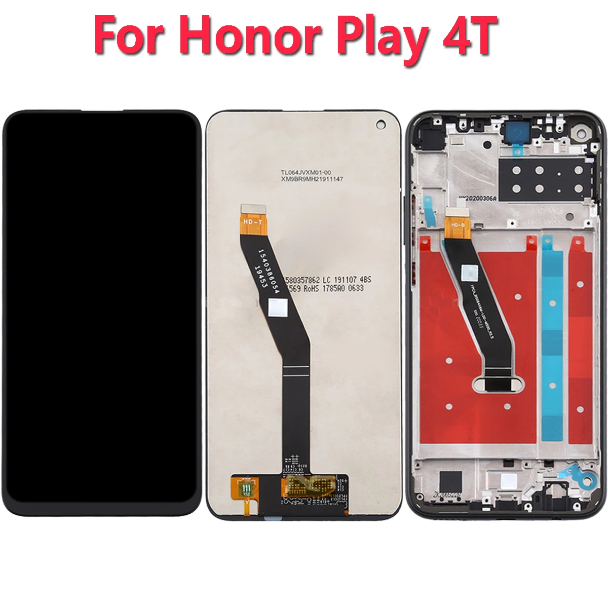 Оригинальный ЖК-дисплей 6 39 дюйма для Honor Play 4T сменный сенсорный экран с