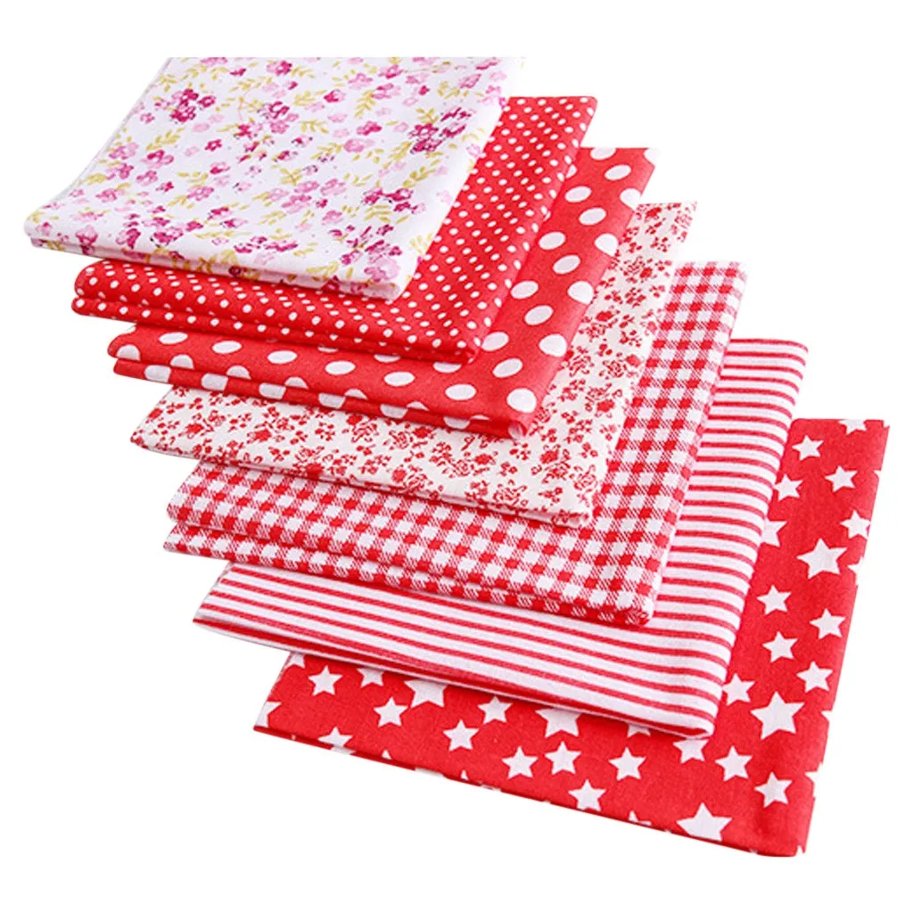 Diy тканевый комплект ручной работы простые квадратные цветы пряди многоцветные