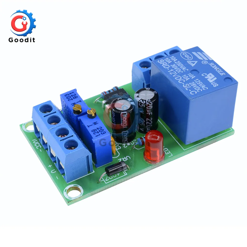 

XH-M601 Battery Charging Control Board 12V Intelligent Charger Power Supply Control Module Panel Automatic Charging/Stop Power
