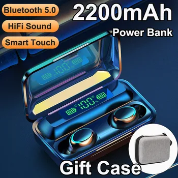 

TWS F9 5 Bluetooth Wireless Earphones Sports Waterproof Bluethooth Earbuds Ear Buds Noise Canceling Headset with Microphone