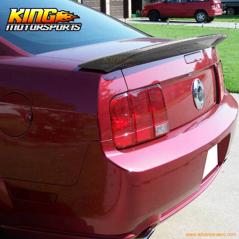 05-09 Ford Mustang OE Factory Style Painted Matte Black Trunk Spoiler ABS