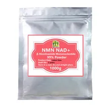 Gorąca sprzedaż wysokiej czystości 99 NMN proszku zwiększenie poziomu NMN In Vivo promowanie NAD + biosyntezy nikotynamid mononukleotyd tanie i dobre opinie Jedna jednostka CN (pochodzenie) Brokat 50g-1000g NMN Powder BODY
