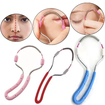 

1 PC Handheld Double Springs Roller Face Hair Removal Epilator Hair Threader Facial Hair Removing Tool Face Hair Shaver