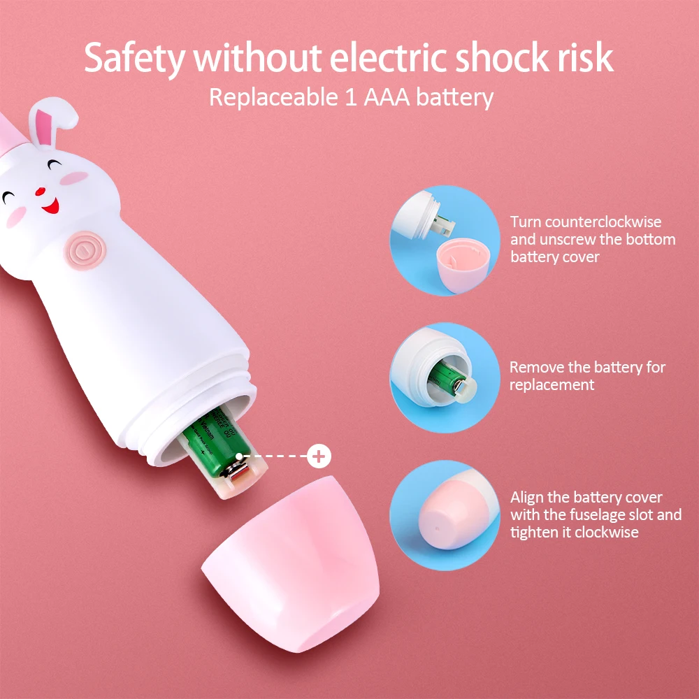 Fashion Children Sonic Electric Toothbrush Cartoon Pattern Electric Teeth Tooth Brush For Kids with Soft Replacement Head Cute Fashion Children Sonic Electric Toothbrush Cartoon Pattern Electric Teeth Tooth Brush For Kids with Soft Replacement Head Cute