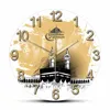 Mecca Holy Kaaba Modern Design Silent Wall Clock Saudi Arabia Ramadan Kareem Mosque Minimalist Wall Art Home Decor Clock Watch 1
