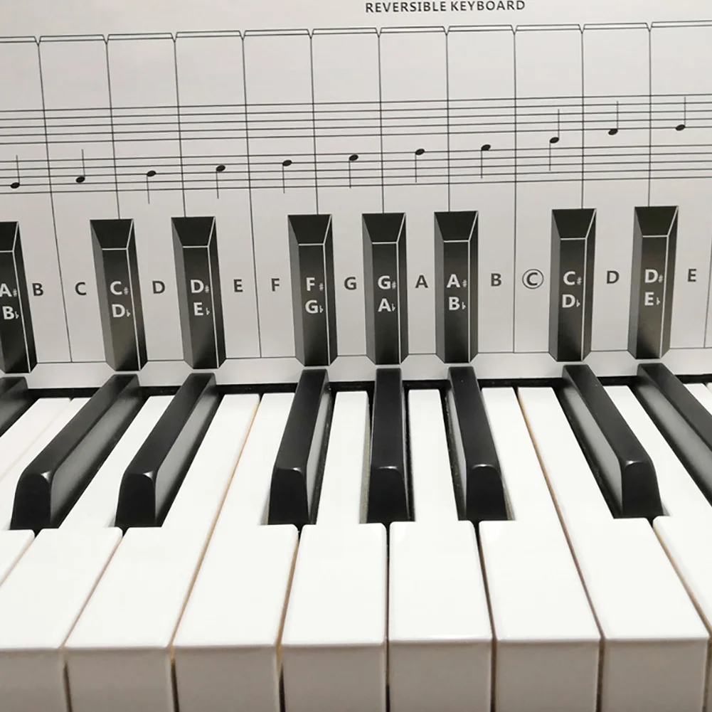 Version 88 Key Keyboard Piano Finger Simulation Practice Guide Teaching Aid H6Z2