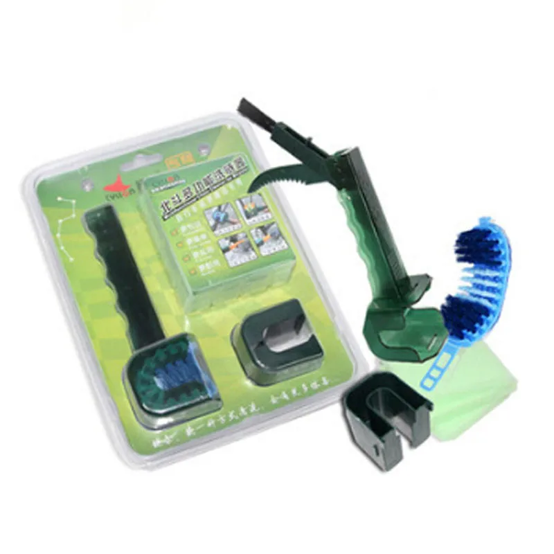 Bike Bicycle Chain Cleaner Cassette Quick Cleaning Wash Tool Brushes