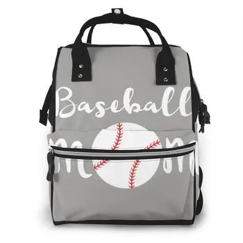 

Baseball Mom Diaper Bag Mummy Maternity Baby Bags Travel Baby Nappy Changing Backpack Women Stroller Organizer