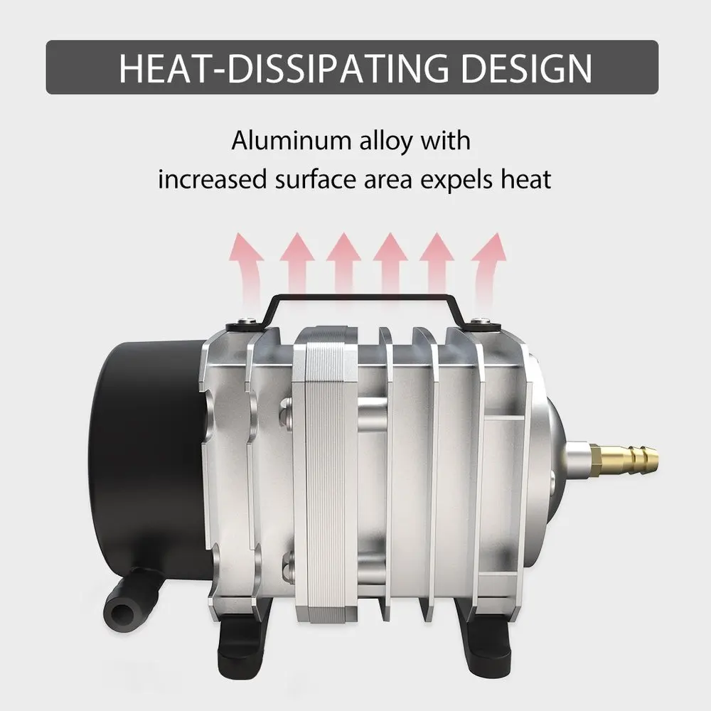 20 Вт SUNSUN ACO-001 Электрический магнитный аквариумный воздушный насос для аквариума водяной фонтан Гидропоника пруд коммерческий воздушный компрессор