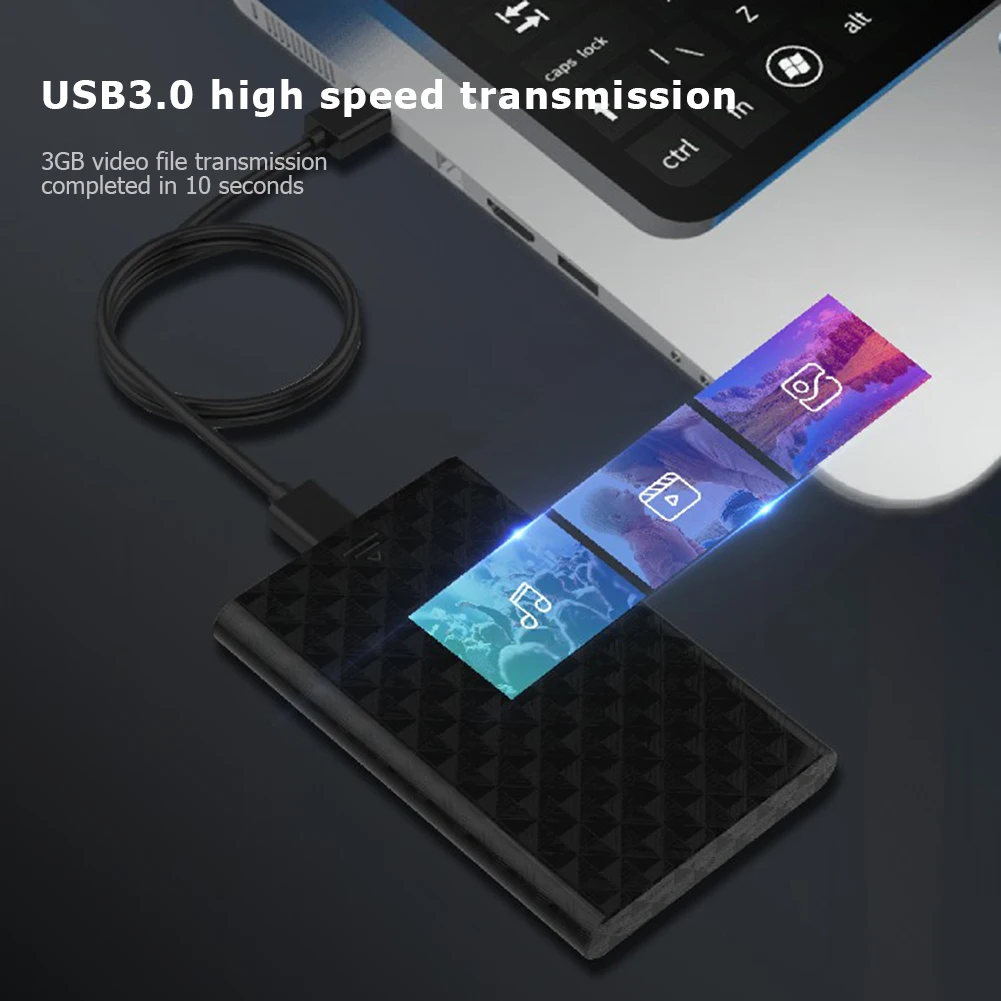  S02 2.5 USB3.0 HDD ̽ USB3.0 SATA 5Gbps  ϵ ̺ Ŭ  6 ׶Ʈ 2.5 ġ SSD HDD ϵ ũ