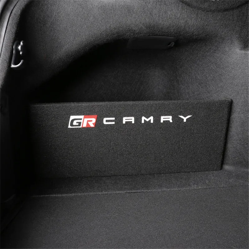 Styling Car Trunk Stowing Organizer Board Tidying Side Partition Storage Plate Plank Car Accessories for Toyota Camry 2018 2019