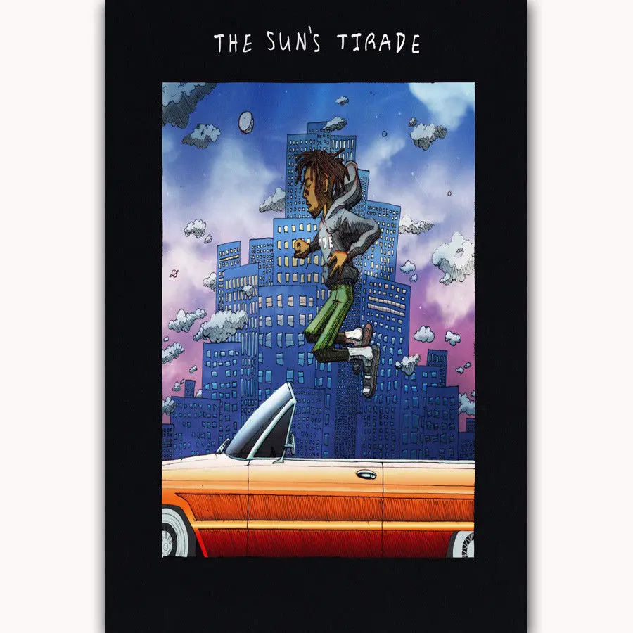 New The Sun's Trade Isaiah Rashad Rap Music-Silk Art Poster Wall Sicker Decoration Gift
