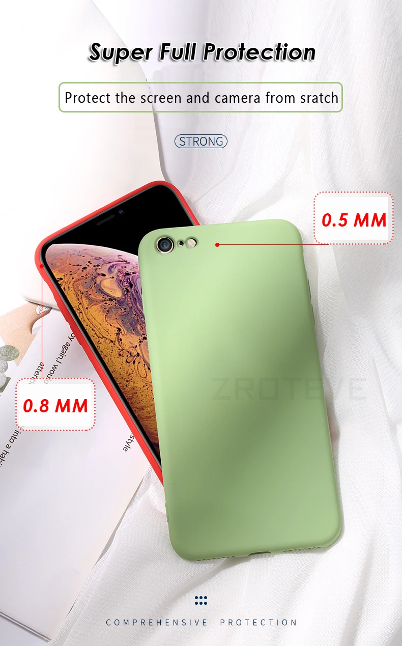 SE 2 Чехол Zroteve Coque для iPhone 2020 чехол Роскошный жидкий силикон iPhone7 iPhone8 7 8
