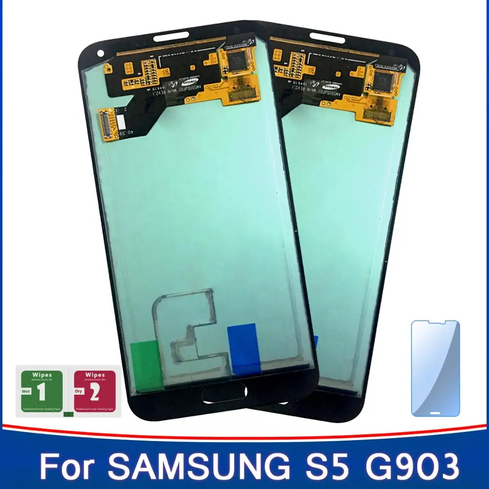 

2PCS 100% New High Quality Display For Samsung Galaxy S5 Neo G903 G903F LCD Touch Screen Digitizer Super AMOLED Assembly