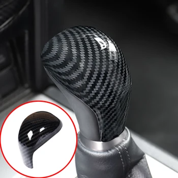 

For Toyota Land Cruiser Prado FJ150 2018-2019 ABS Carbon fiber pattern Gear knob trim cover Decorative stickers Car Styling
