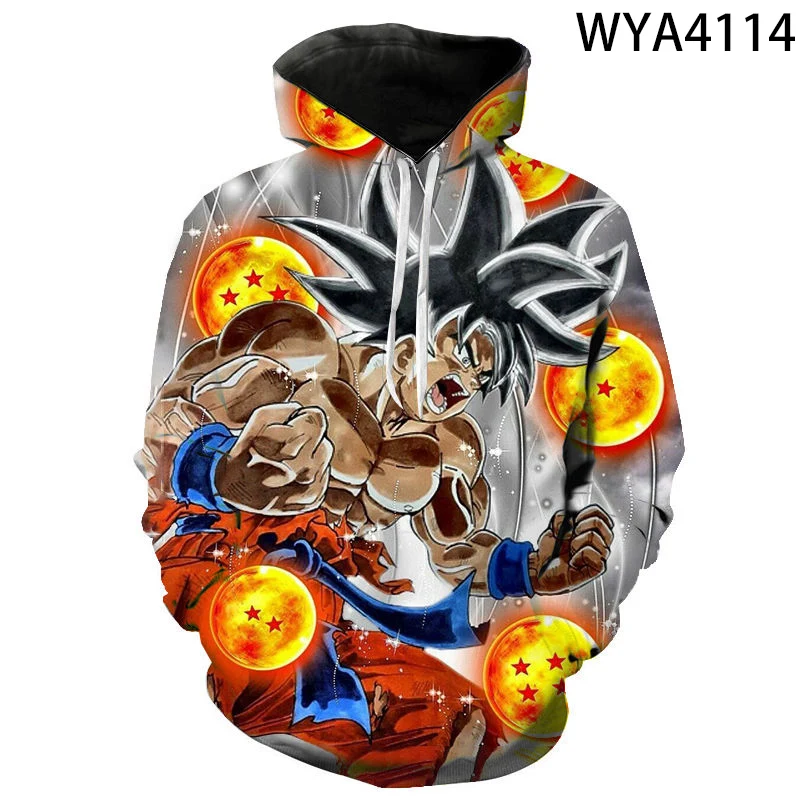 Новинка 2021 толстовки DBZ крутой Модный свитшот с аниме-драконом для мужчин и