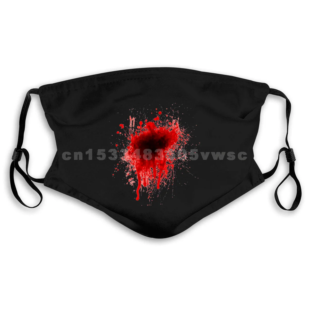 Blood Splatter Mask Scary Halloween Fancy Dress Quick Costume Wound Masks Cool Casual pride men Unisex New | Аксессуары для одежды