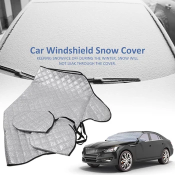

Car Windshield Snow Cover Winter Cover for Ice Snow Frost UV Protection for Most Vehicles