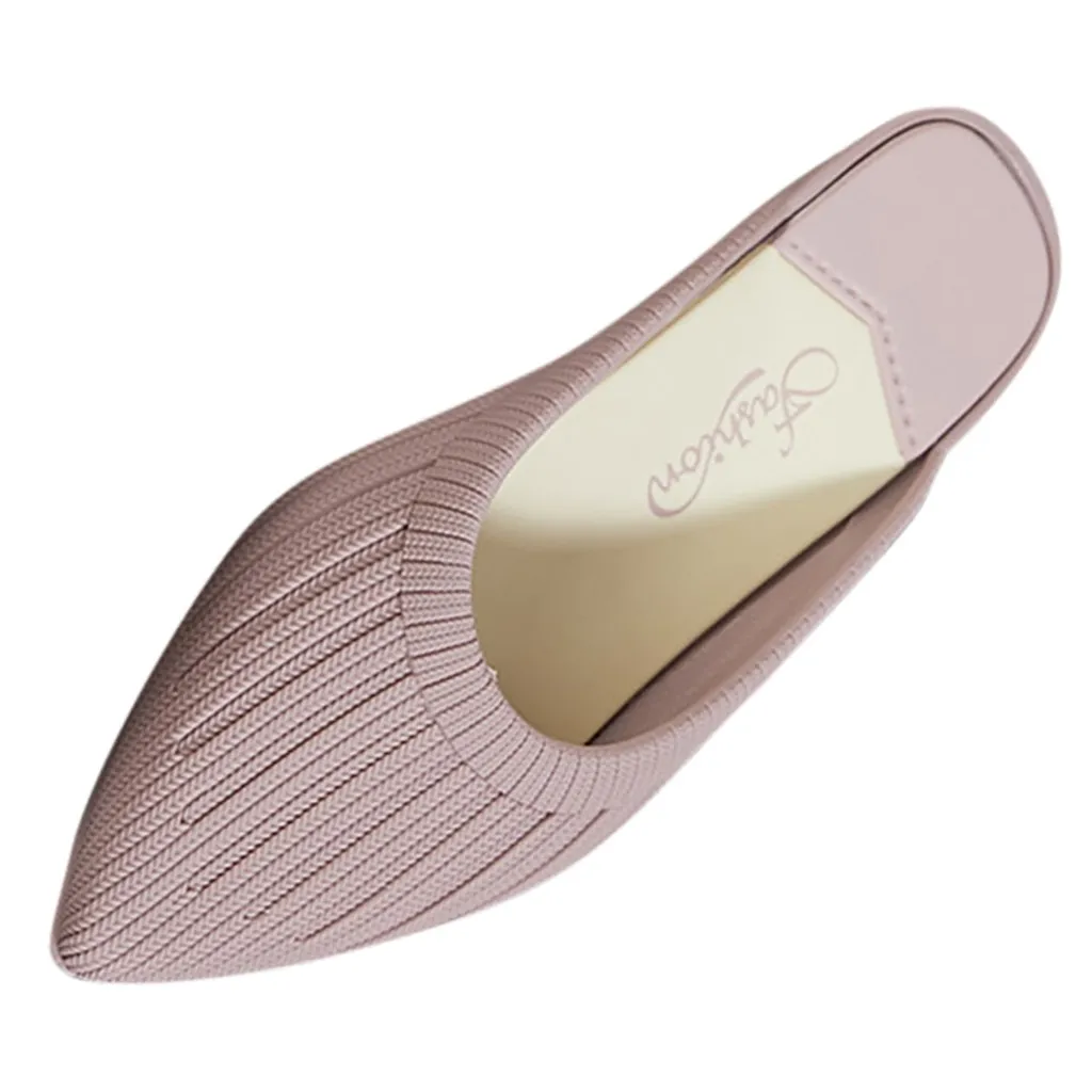 Chaussures femme/Женская обувь Элегантные туфли на танкетке с острым носком без застежки