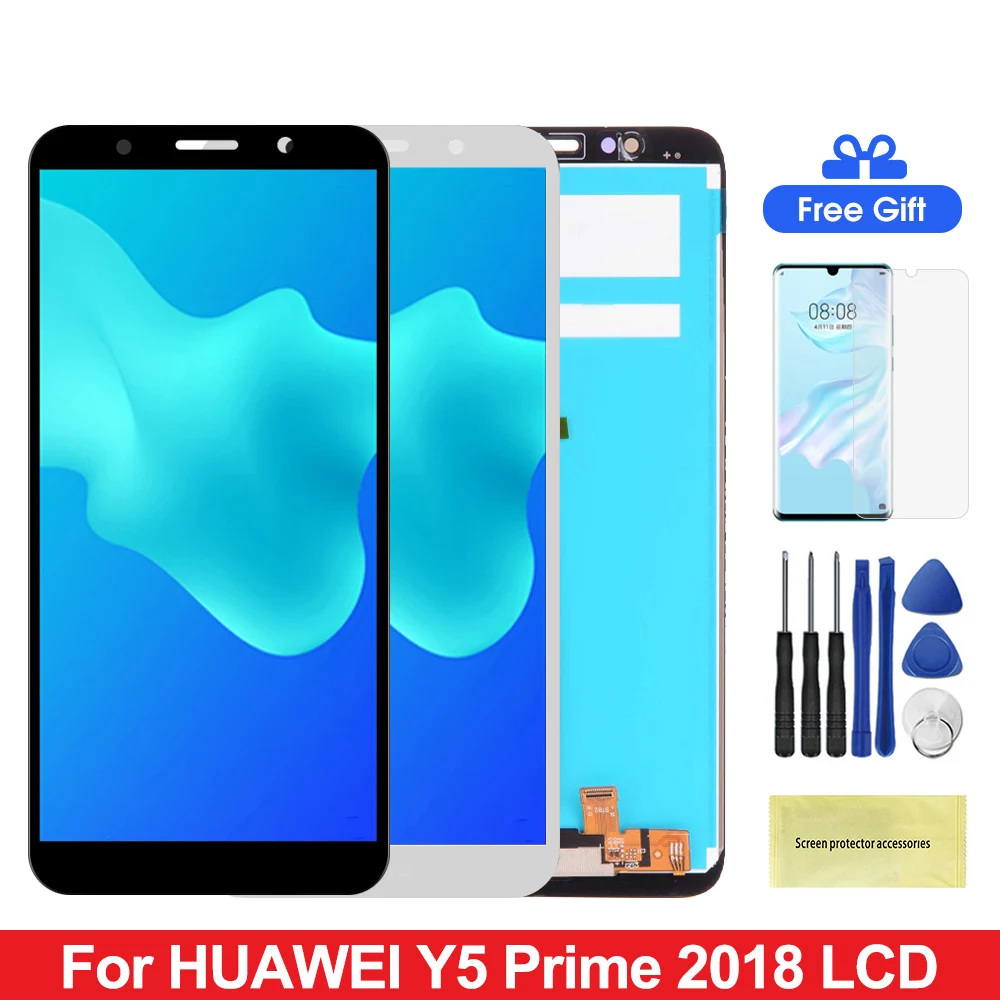 ЖК дисплей 5 45 дюйма Y5 Pro 2018 для Huawei prime с сенсорным экраном и дигитайзером в сборе