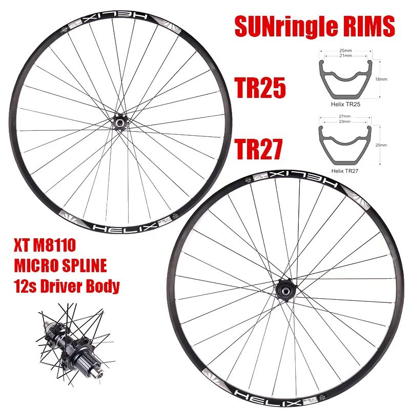 12 Скоростей Xt M8100 M8110 Boost 110X15 148X12 28H Micro Spline Hub Центральный замок колеса E TR25 TR27 Rim 27 5