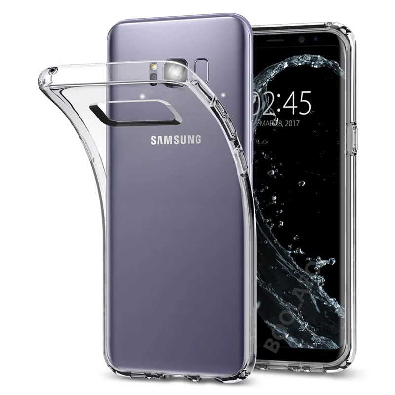 Кристально чистый чехол для samsung Galaxy S6 S7 edge s10 S8 S9 Plus силиконовый мягкий телефона