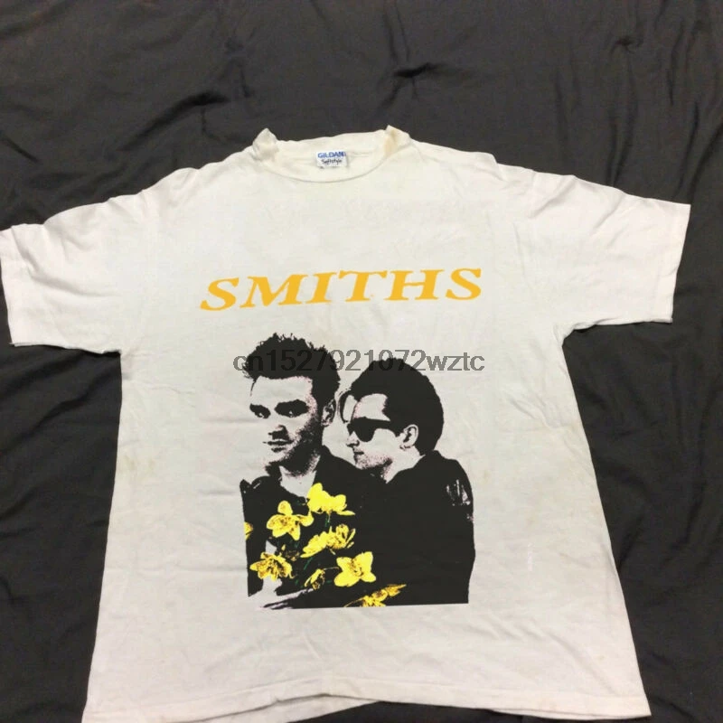 Винтажная редкость! Начале 1990s SMITHS Моррисси футболка Перепечатка | Мужская одежда