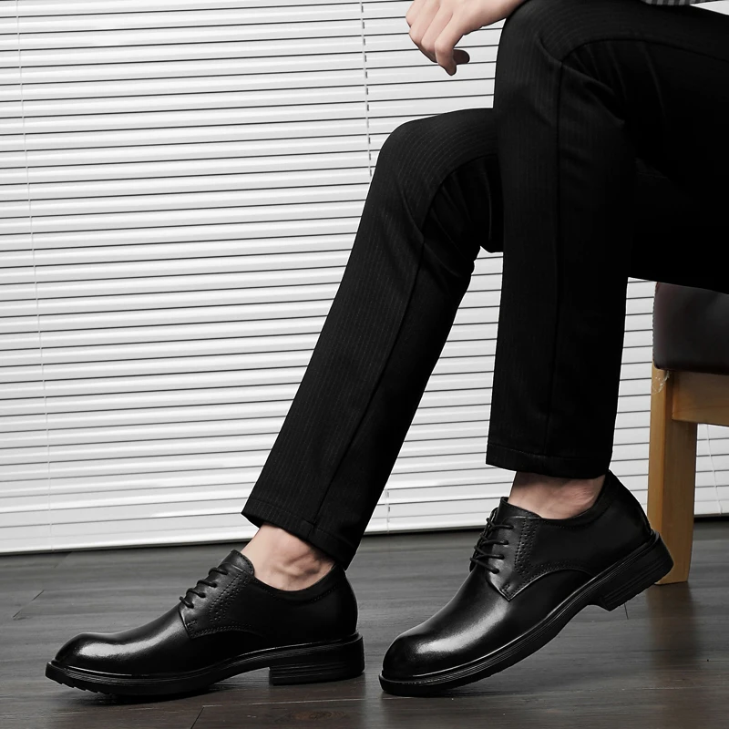 37-47 мужские строгие туфли деловые стильные удобные нарядные туфли для мужчин Новинка