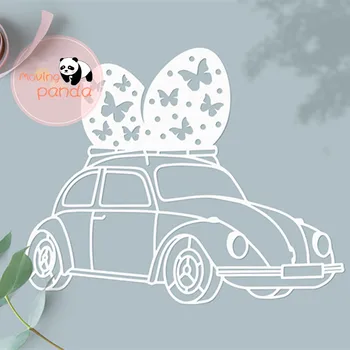 

Easter car Metal Cutting Dies for DIY Scrapbooking Stamps Photo Album Embossing Folders Paper Cards Making Crafts Dies