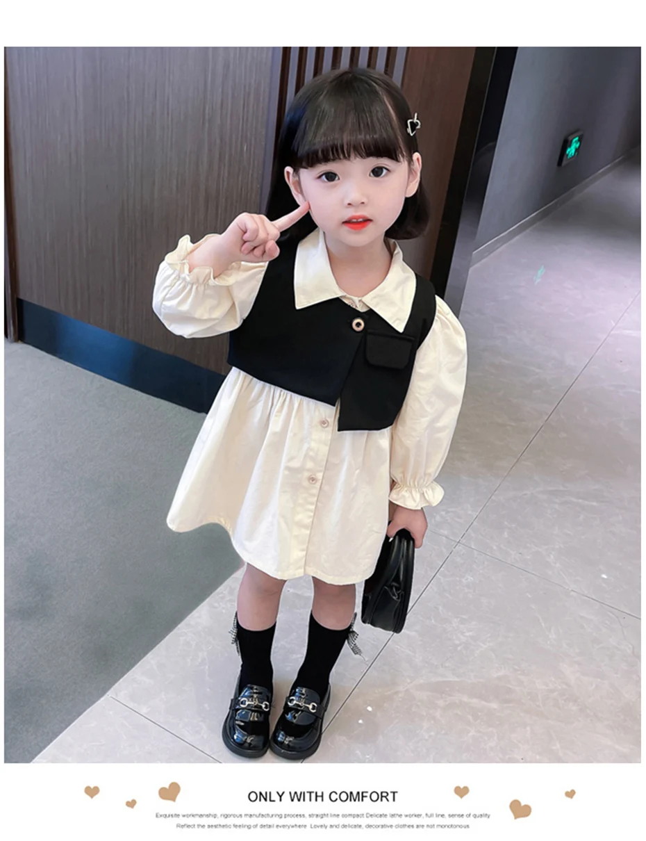 fat kid suit Kids Clothes Girls Dress + Vest Girl Clothes Spring Autumn Clothes For Girls Casual Style Kids Tracksuit children's clothing sets boy