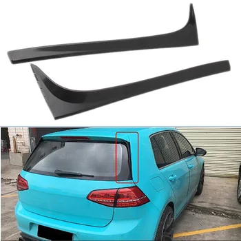 

Black Rear Window Side Spoiler Wing for GOLF 7 MK7 GTD R 2014-2018 Car-Styling Auto Rear Window Mirror Tail Accessories