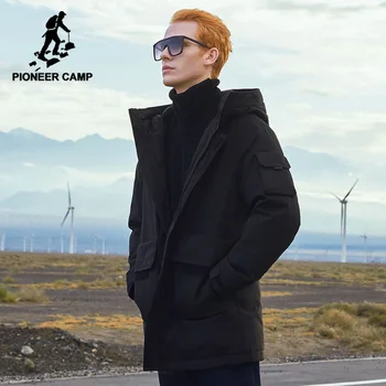 

Pioneer Camp 2020 New Winter Men's Down Jacket Long 90% Duck Windproof Outdoor Coats for Men's Clothing AYR920561E