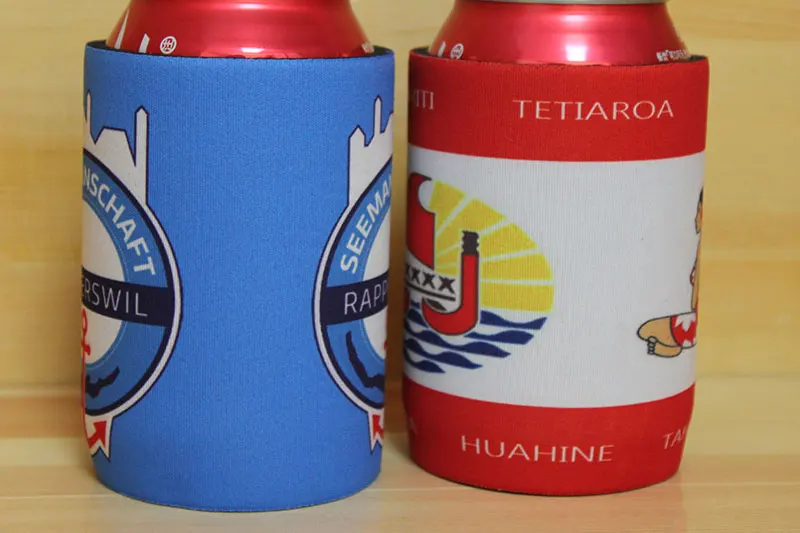300pcs Wholesale Beer Cooler Neoprene Sports Clubs Stubby Holders Dye Sublimated Can Cooler Bag Stubbie For Business or Wedding