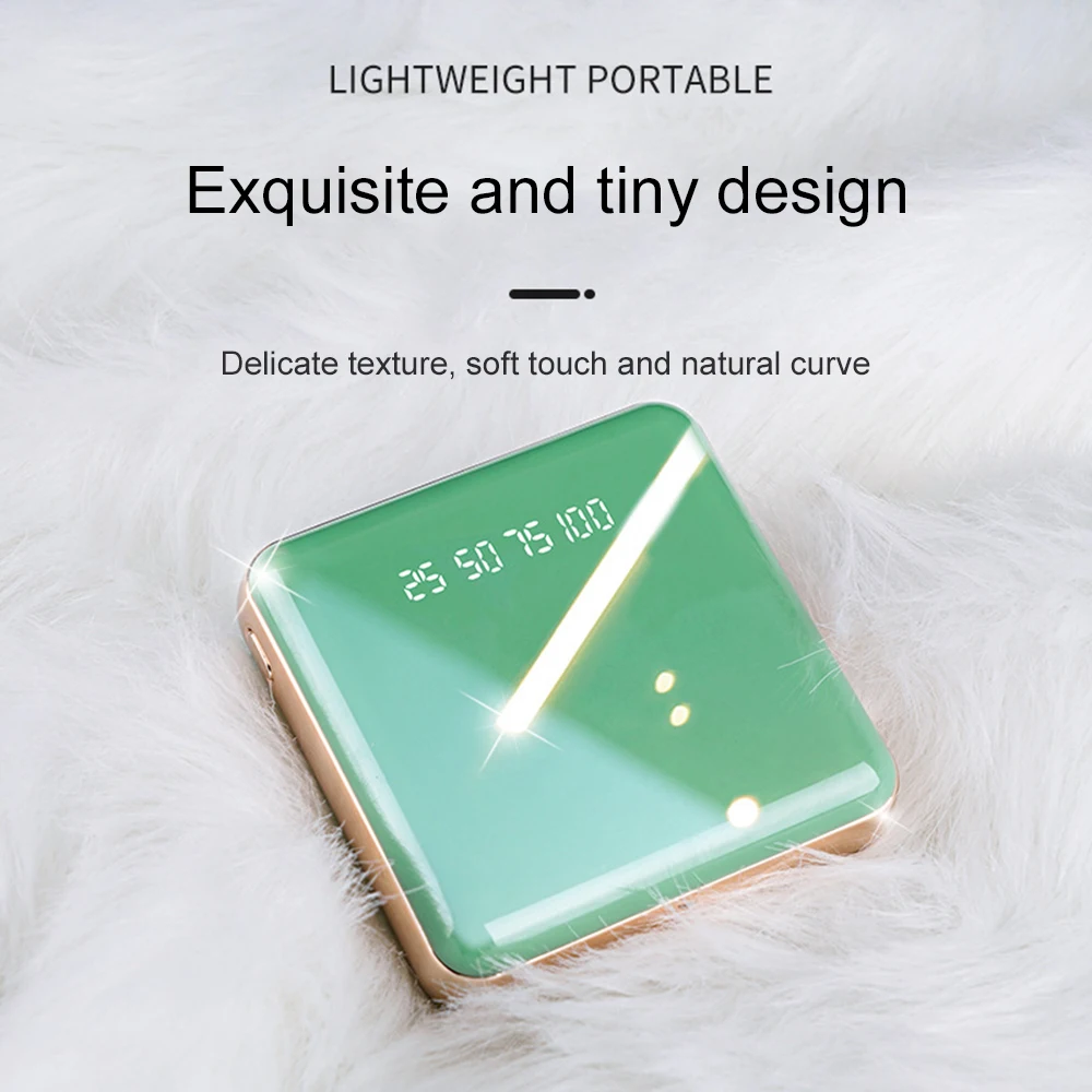 CASEIER Mini 20000mAh Power bank For iPhone 11 Led Display Mirror Screen External Battery Powerbank For Xiaomi Huawei Poverbank CASEIER Mini 20000mAh Power bank For iPhone 11 Led Display Mirror Screen External Battery Powerbank For Xiaomi Huawei Poverbank