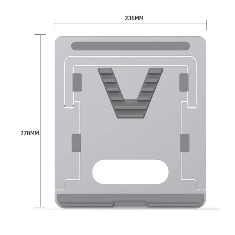 Подставка для ноутбука из алюминиевого сплава складной ноутбук планшет Поддержка Регулируемый кронштейн для ПК