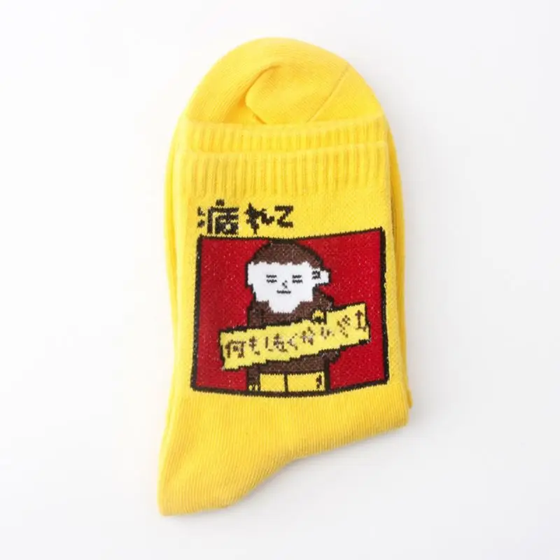 3 пары милых коротких носков с героями мультфильмов для женщин и мужчин, унисекс, хлопковые хипстерские носки в стиле Харадзюку 40JF